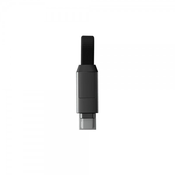 Rolling Square Καλώδιο Φόρτισης 6in1 inCharge 6 USB-A Type C Micro USB Lightning 15W Γκρι SIX01R