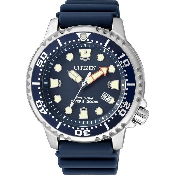 Citizen Ανδρικό Ρολόι Eco-Drive Promaster Divers 200M Mens Watch BN0151-17L