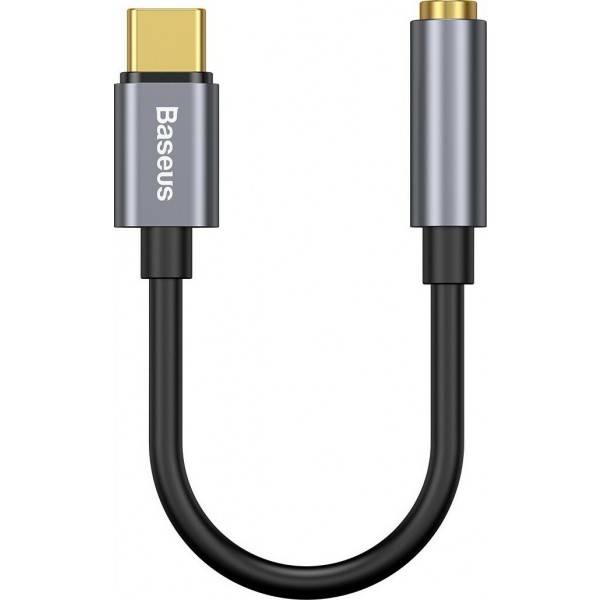 Baseus Αντάπτορας L54 Audio Adapter USB-C to Mini Jack 3,5mm - Μαύρο/Γκρι (CATL54-0G)