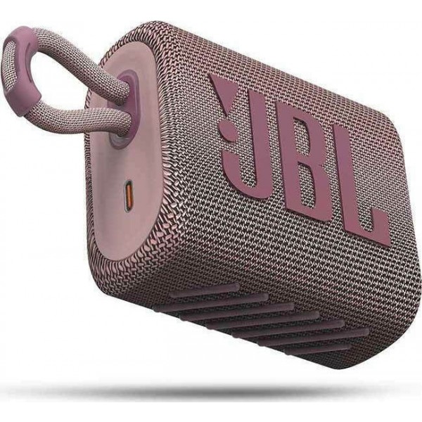 JBL Φορητό ηχείο Go 3 - Bluetooth - Ροζ