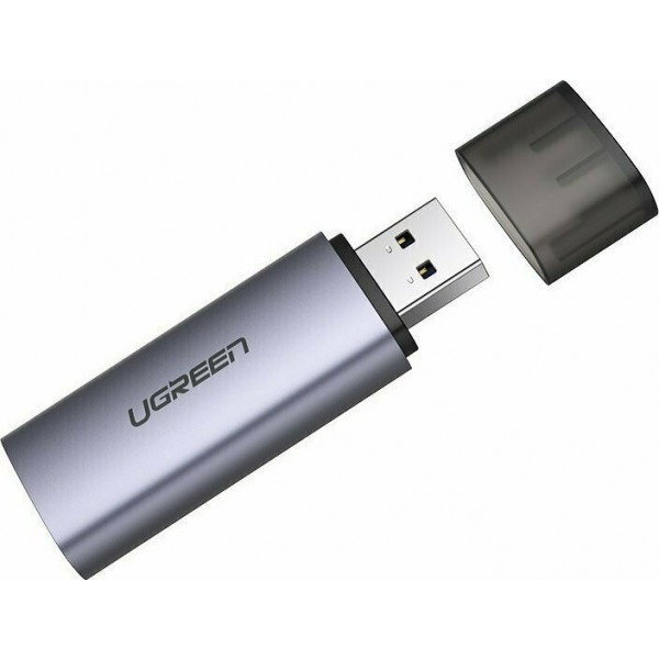 Ugreen en 2-in-1 USB 3.0 Aluminum SD/TF Card Reader - Space Gey