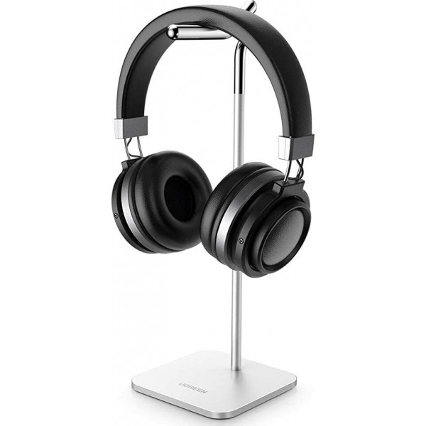 Ugreen Βάση για Ακουστικά και Headset Adjustable Headphone Stand Bracket - Ασημί (80701)