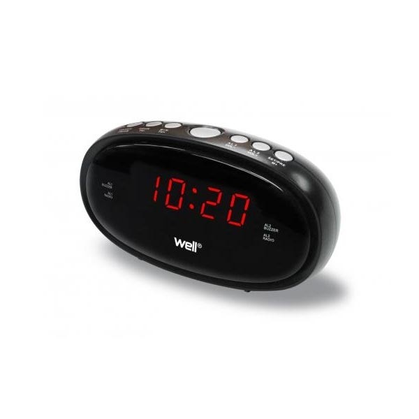 WELL Ψηφιακό ρολόι - ξυπνητήρι CLOCK-DESK-RELAX-WL