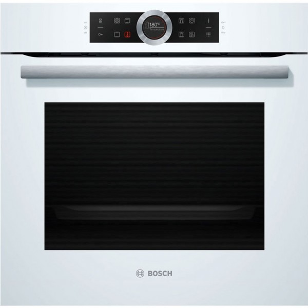 Bosch Φούρνος άνω Πάγκου 71lt χωρίς Εστίες Π59.5εκ. Λευκός HBG634BW1