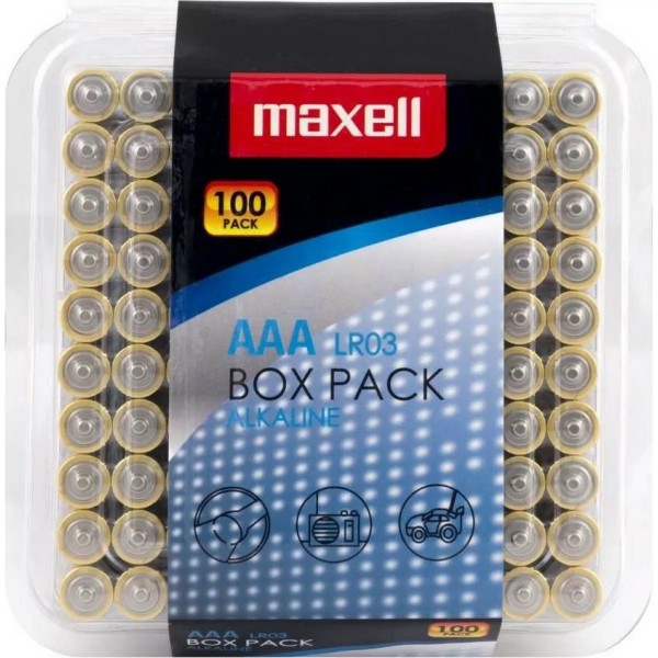 Maxell Αλκαλικές Μπαταρίες AAA 1.5V 100τμχ