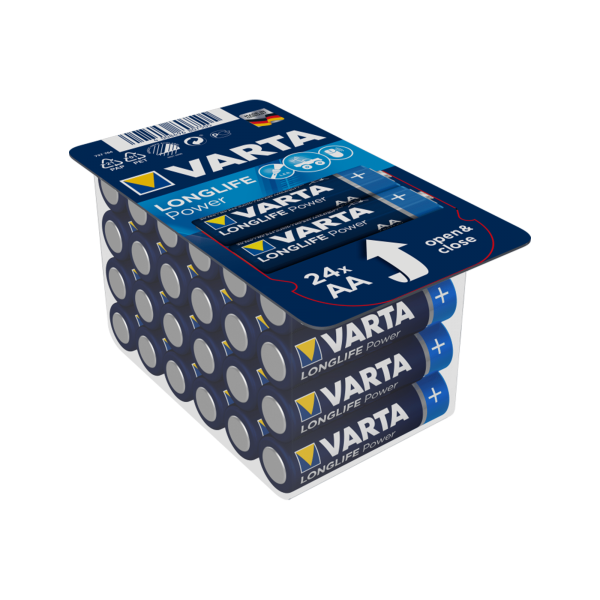 Varta LongLife Power Αλκαλικές Μπαταρίες AA 1.5V 24τμχ LR06 BAT0289