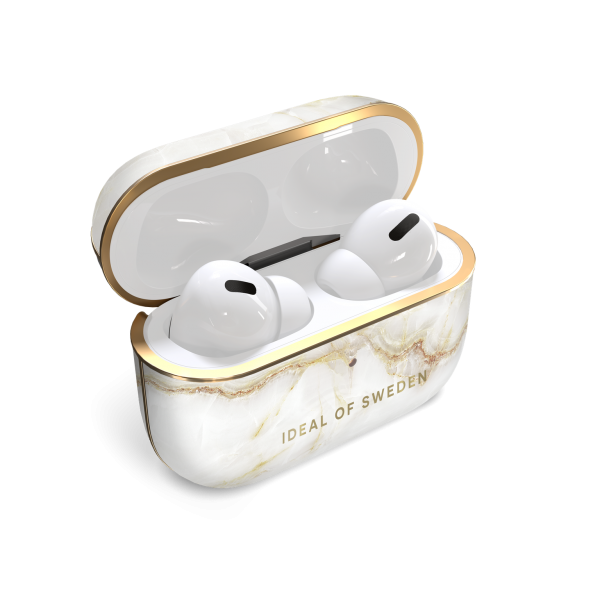 IDEAL OF SWEDEN Θήκη Printed για Apple AirPods Pro Golden Pearl Marble IDFAPC-PRO-194