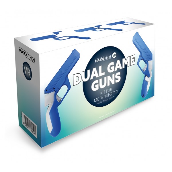 Maxx Tech VR Dual Game Guns Αξεσουάρ για Χειριστήρια του Meta Quest 2 MXT-DGMQ2