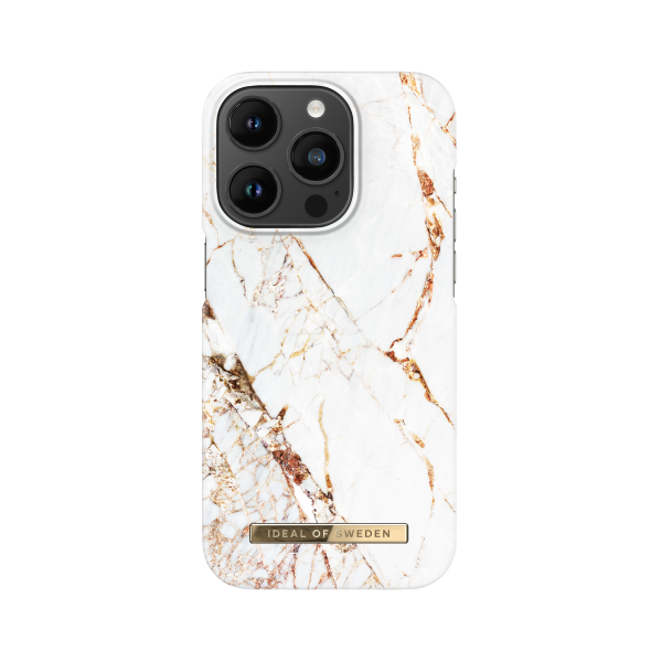 IDEAL OF SWEDEN Θήκη Fashion Case iPhone 14 Pro Carrara Gold IDFCA16-I2261P-46