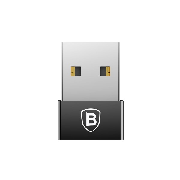 Baseus Αντάπτορας Type-C Σε USB Male Μαύρο Baseus CATJQ-A01