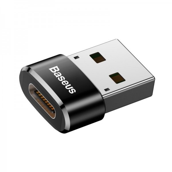 Baseus Αντάπτορας USB-A male - USB-C female CAAOTG-01