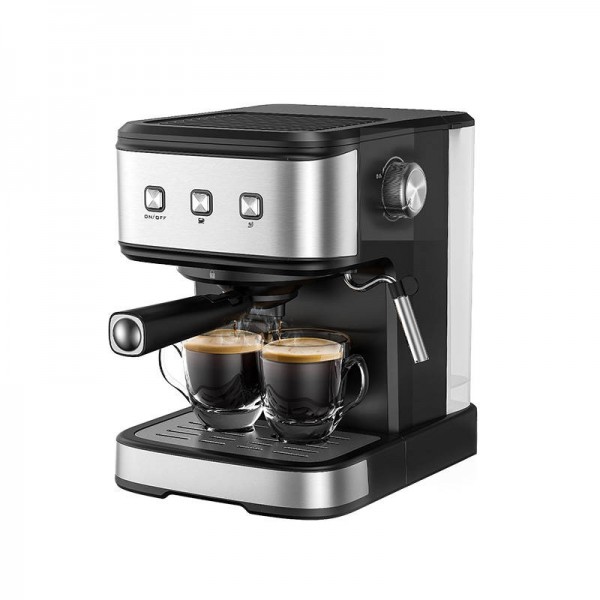 Sboly Μηχανή Espresso για Αλεσμένο Καφέ ή Κάψουλες Nespresso 20 bar Μαύρη Ασημί CM8501A