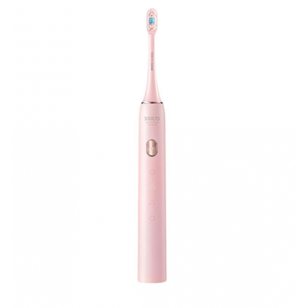 Xiaomi Soocas Ηλεκτρική Οδοντόβουρτσα με 3 Ανταλλακτικές Κεφαλές Sonic Toothbrush Type C Charging - Ροζ X3U