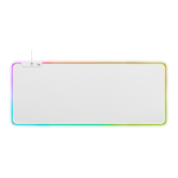 Deltaco Gaming WMP90 RGB Mousepad White Line