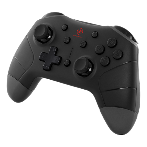 Deltaco Gaming Ασύρματο Χειριστήριο Επαναφορτιζόμενο για Nintendo Switch / PC / Android, Bluetooth 2.1 Μαύρο GAM-103
