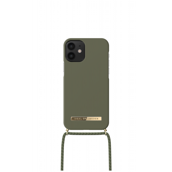 IDEAL OF SWEDEN θήκη λαιμού Ordinary iPhone 12 Mini Cool Khaki IDONCAW21-I2054-324