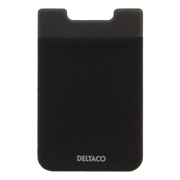 Deltaco credit card holder, 3M black MCASE-CH001
