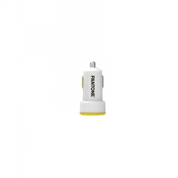 Pantone Car Charger Yellow 2.1A PT-DC1USBY