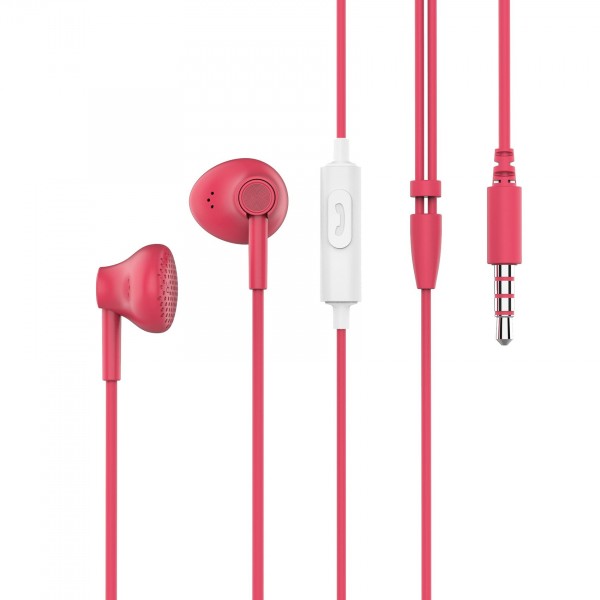 Pantone Wired Earphone Pink 3.5MM PT-WDE001P