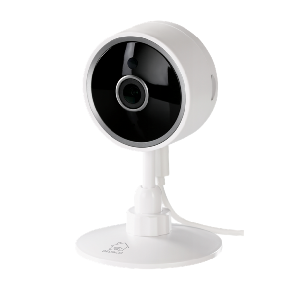 Deltaco Smart Home Indoor IP Camera, 2.4GHz, 1080p,White SH-IPC02