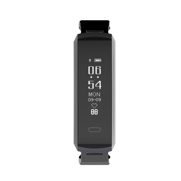 Oaxis TENVIS HR LITE Smart Band με Heart Rate Μαύρο HB3102SA-BK01