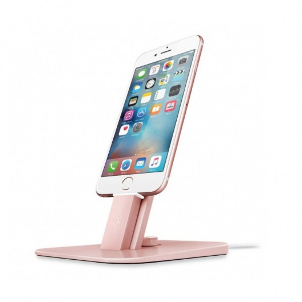 TWELVE SOUTH HiRise Deluxe Desktop Stand για iPhone, iPad mini, iPod touch, rose-gold 12-1516