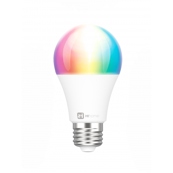 Hihome Smart LED WiFi Bulb Gen.2 RGB 16M Colors + Warm White 2700K to Cool White 6500K WAL-RGBCCT27