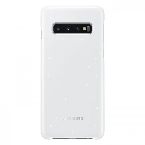 Samsung θήκη Back Cover LED για το Galaxy S10 White EF-KG973CWEGWW