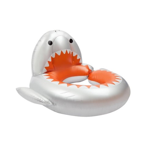 Sunnylife Φουσκωτός Καρχαρίας Mini Float Ring Shark Attack - Silver S1LKIDSK