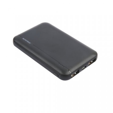 Essentials Powerbank 5000mAh Micro Usb 10W USB-A QC3.0 με Καλώδιο Micro Usb  Μαύρο 1110007