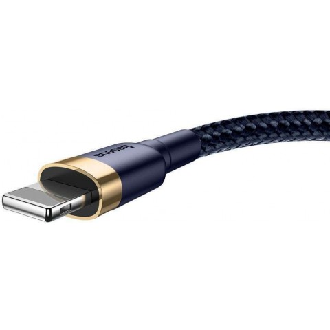 Baseus Καλώδιο Φόρτισης Cafule Lightning cable 1.5A 2m - Χρυσό/Μπλε (CALKLF-CV3)