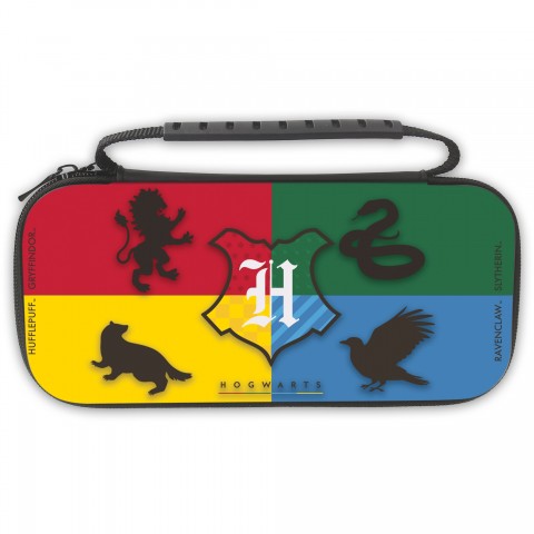 Freaks and Geeks Hardcase Θήκη Μεταφοράς XL για Nintendo Switch Harry Potter 4 Houses Πολύχρωμη 299254