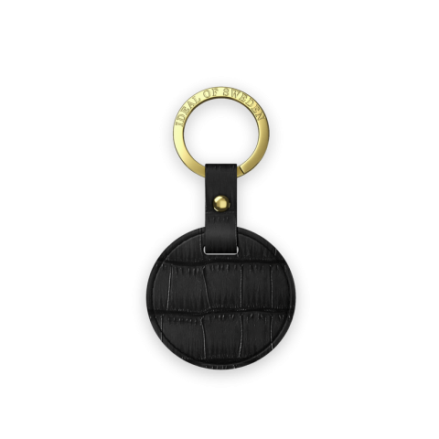 IDEAL OF SWEDEN Keychain Round Capri Black IDKC-CAP-R-01