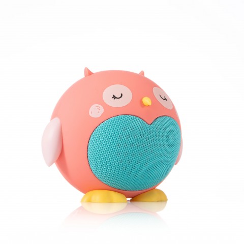 Planet Buddies Παιδικό Φορητό Ηχείο Owl V2 Recycled Bluetooth 5.0 3W με Μικρόφωνο Ροζ 52430