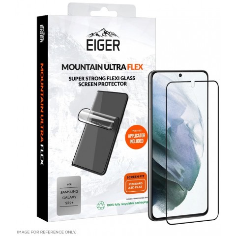 Eiger Mountain Ultraflex Flexiglass Προστασία Οθόνης 2.5D Samsung S22+ EGMSP00223
