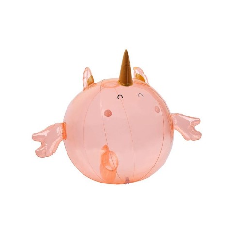Sunnylife Φουσκωτό ψαράκι Inflatable Buddy Ball Seahorse Unicorn - Peachy Pink S1PBUBSE