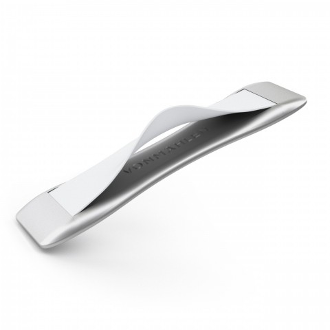 Vonmählen Backbone Signature The Phone Grip (Pop holder για smartphone) – White / Silver