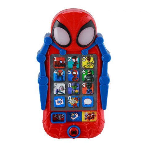 eKids Spiderman Spidey & Friends Learn & Play Smartphone για παιδιά 3 ετών και άνω (SA-160) (Μπλε/Κόκκινο)