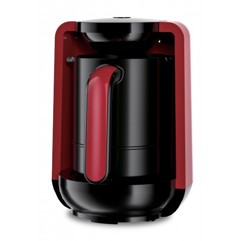 Fuego Μηχανή Ελληνικού Καφέ 400W 1-4 Φλιτζάνια Μαύρο/Κόκκινο BL009RED