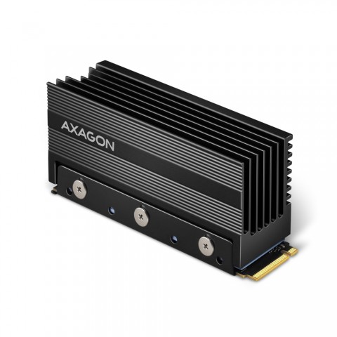 Axagon Ψύκτρα για M.2 SSD Παθητική Aluminium Heatsink Ασημί CLR-M2XL