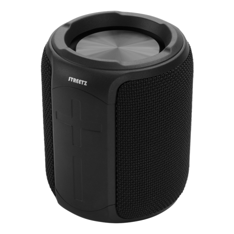 STREETZ Φορητό Ηχείο waterproof Bluetooth 2x 5 W AUX με Ενσωματωμένο Μικρόφωνο Μαύρο CM765