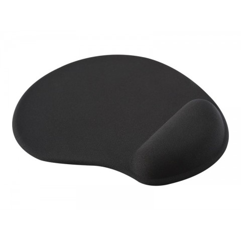 Deltaco Office Εργονομικό Mouse Pad με gel στήριξης για τον καρπό Μαύρο DELO-0207