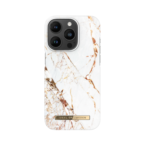 IDEAL OF SWEDEN Θήκη Fashion Case iPhone 14 Pro Carrara Gold IDFCA16-I2261P-46