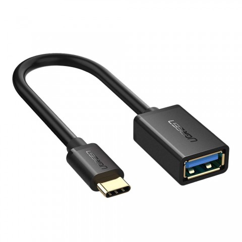 Ugreen Αντάπτορας USB-C σε USB-A 3.1 με 8cm Καλώδιο OTG Adapter Type-C Αρσενικό σε USB-A Θηλυκό 30701