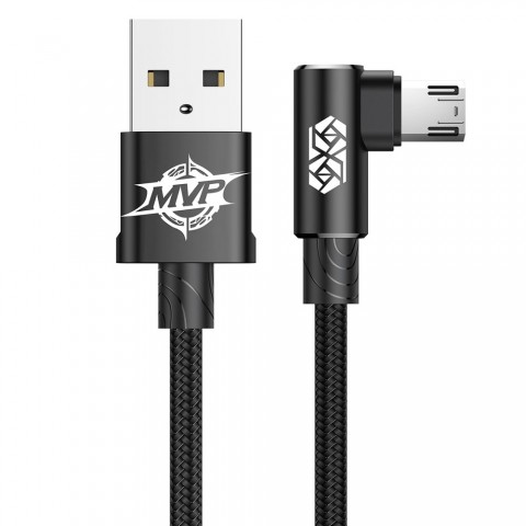 Baseus Καλώδιο Φόρτισης USB-A σε Micro USB 1,5A 2m Μαύρο CAMMVP-B01