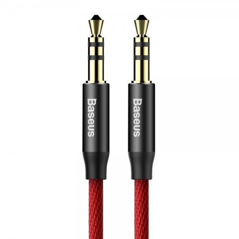 Baseus Καλώδιο Ήχου Yiven Audio Cable mini jack 3,5mm AUX, 1,5m (Red) CAM30-C91