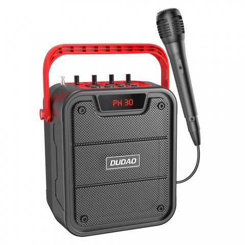 Dudao Φορητό Ηχείο με λειτουργία Karaoke Bluetooth 5.0 10W 4800mAh Μαύρο Y15s-black