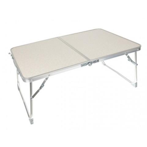 Τραπέζι για Camping Πτυσσόμενο Βαλίτσα με Πλαίσιο Αλουμινίου 60/26/40cm Μπεζ 00012175