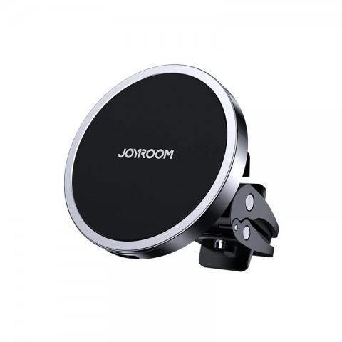 Joyroom Βάση Κινητού Αυτοκινήτου με Μαγνήτη και Ασύρματη Φόρτιση Μαύρη (JR-ZS240)