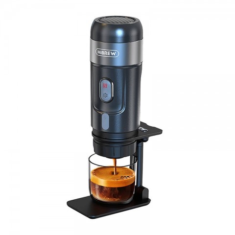 HiBrew Φορητή Μηχανή Espresso 3σε1 για Αλεσμένο καφέ και Κάψουλες 60ml 80W DC 12V 15 bar H4A